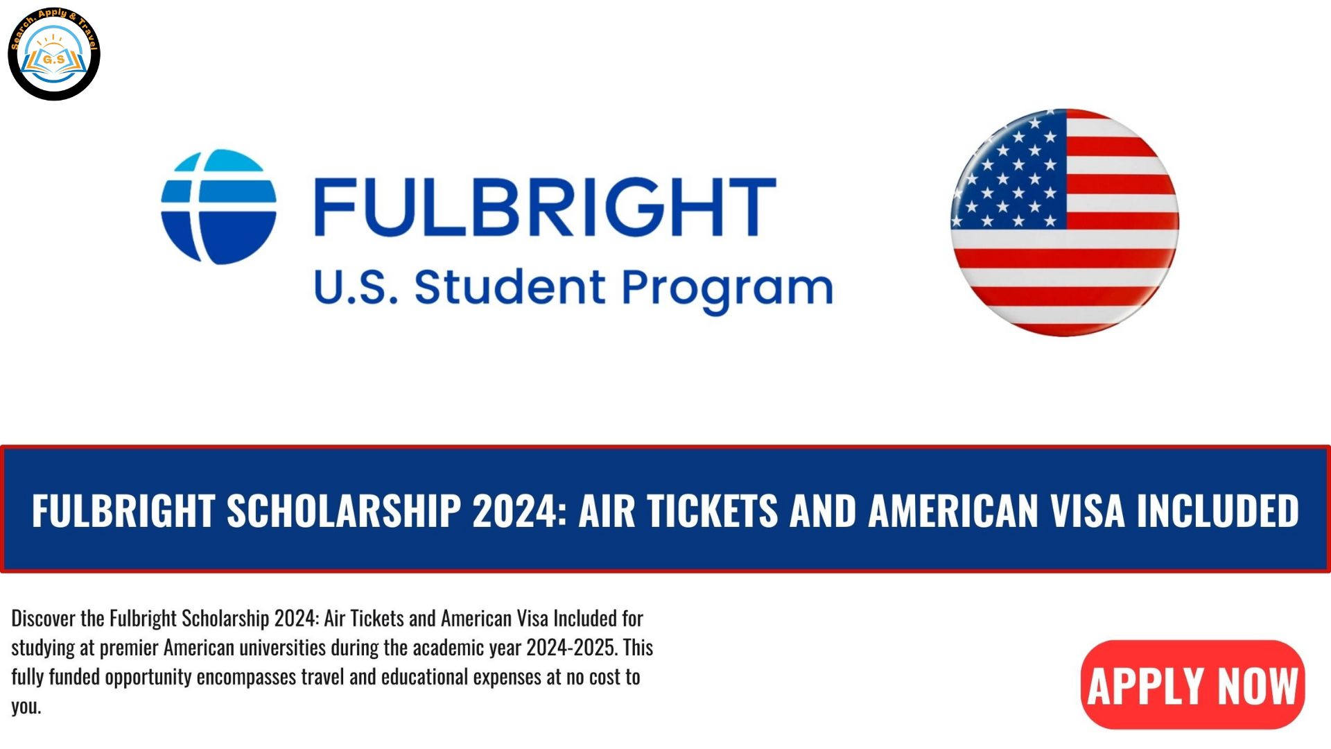 Fulbright Scholarship Air Tickets And American Visa Included