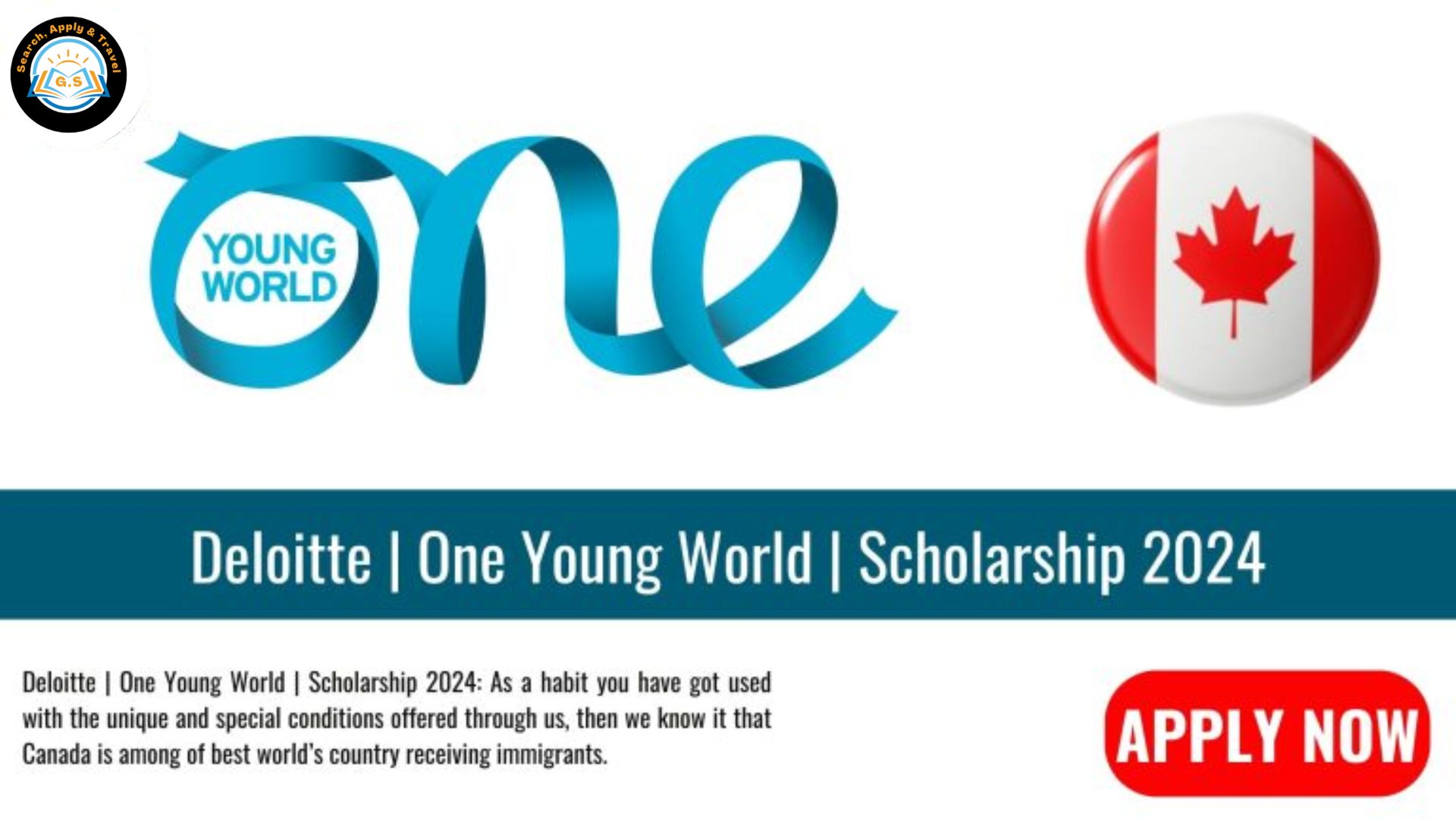 deloitte one young world scholarship 2024 montreal