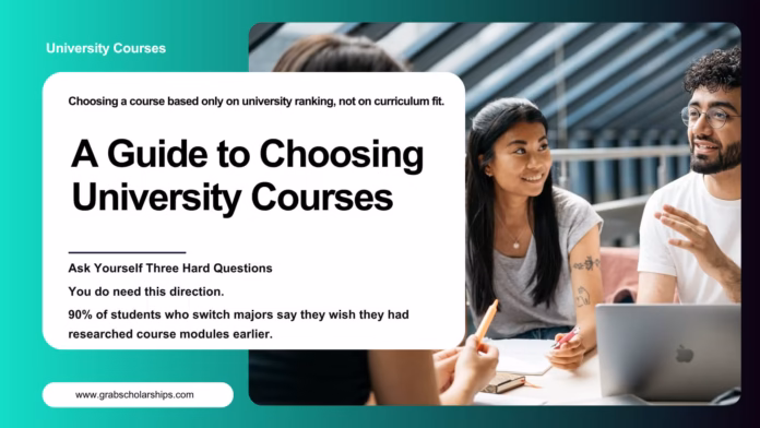 A Guide to Choosing University Courses