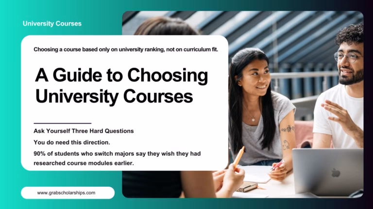 A Guide to Choosing University Courses