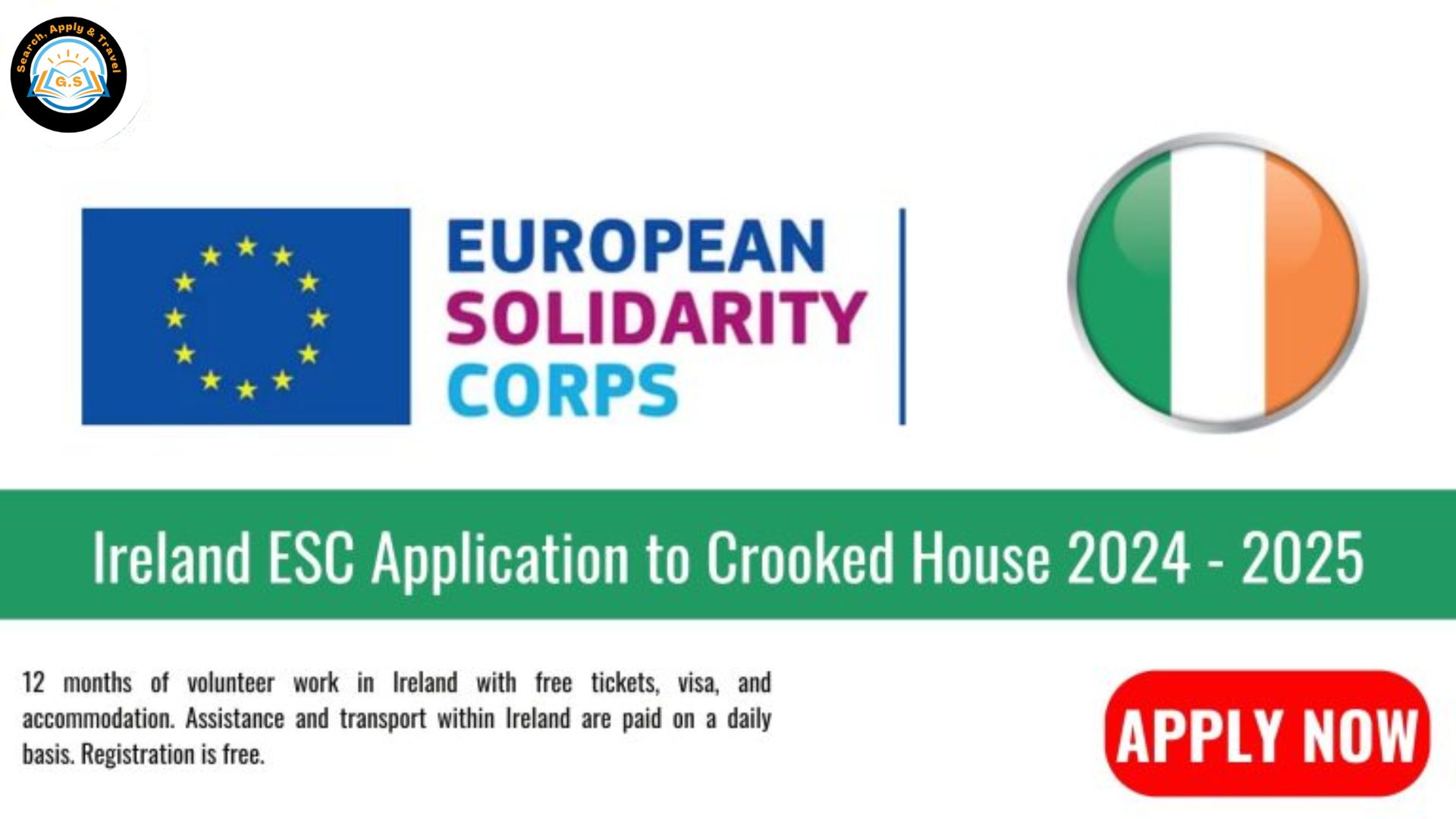 Ireland ESC Application to Crooked House 2024 2025 GrabScholarships