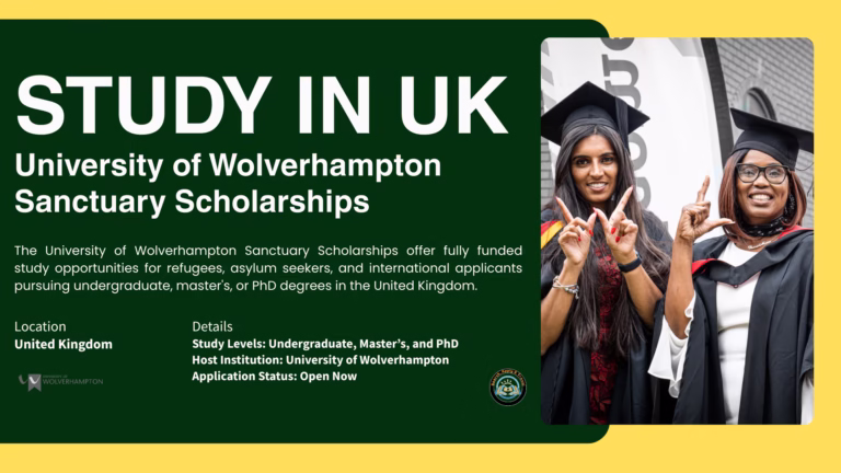 University of Wolverhampton Sanctuary Scholarships