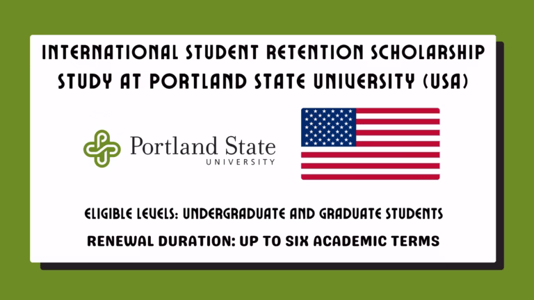 International Student Retention Scholarship
