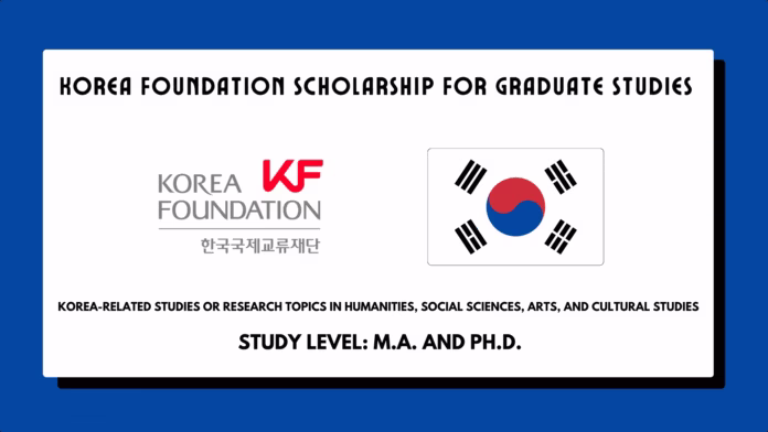 Korea Foundation Scholarship