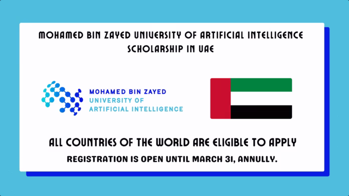 Mohamed Bin Zayed University Of Artificial Intelligence Scholarship