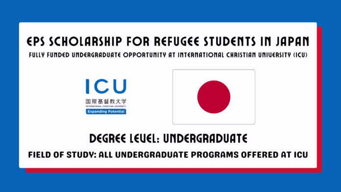 EPS Scholarship for Refugee Students in Japan