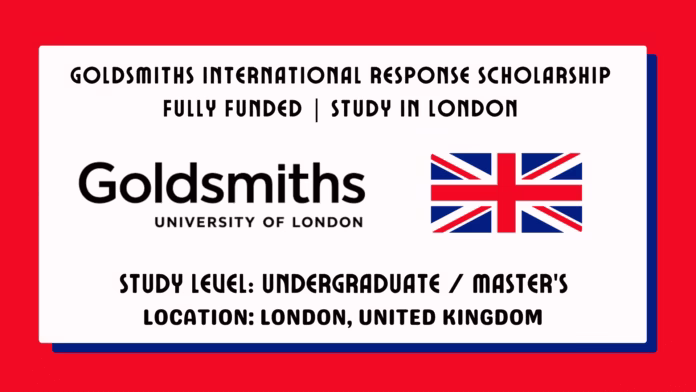 Goldsmiths International Response Scholarship