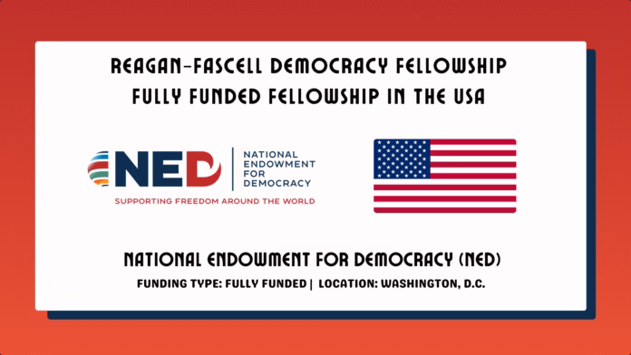 Reagan-Fascell Democracy Fellowship