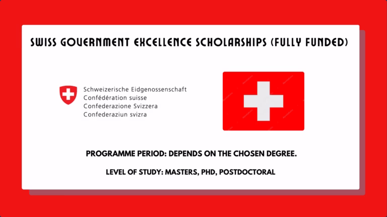 Swiss Government Excellence Scholarships
