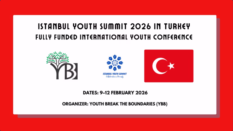 Istanbul Youth Summit 2026 in Turkey | Fully Funded International Youth Conference