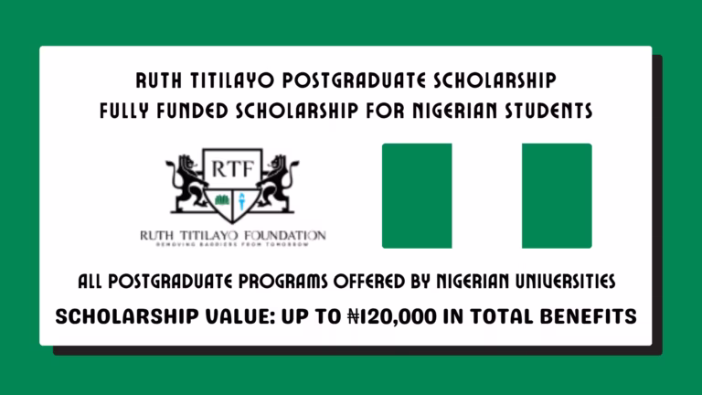 Ruth Titilayo Postgraduate Scholarship