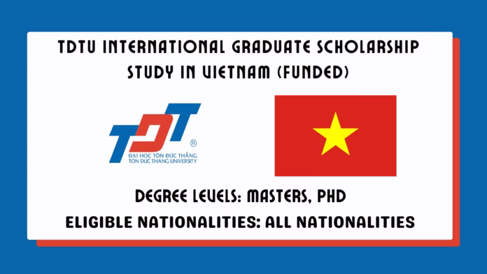 TDTU International Graduate Scholarship