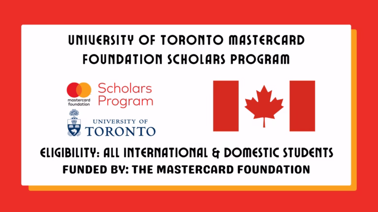University of Toronto Mastercard Foundation Scholars Program