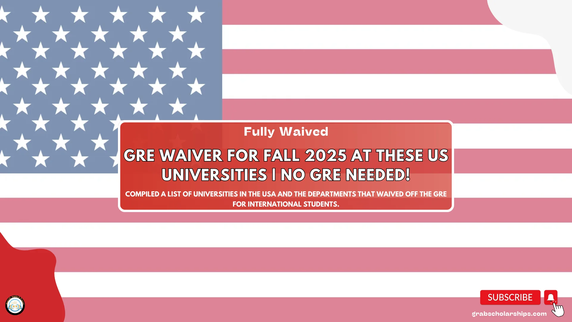 GRE Waiver for Fall 2025 at These US Universities No GRE Needed