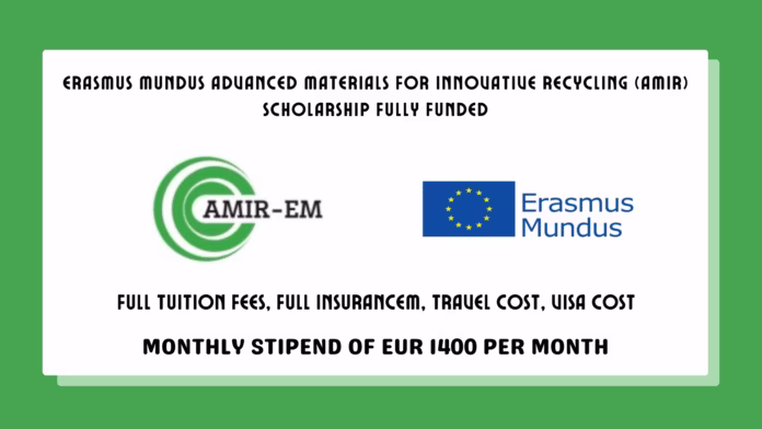 Erasmus Mundus AMIR Scholarship Erasmus Mundus AMIR Scholarship
