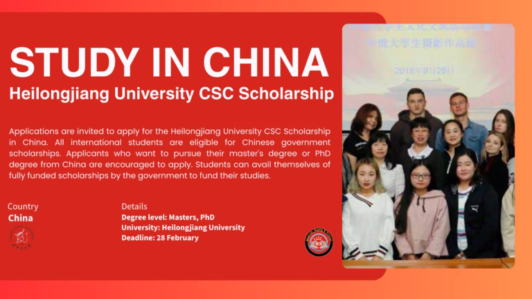 Heilongjiang University CSC Scholarship