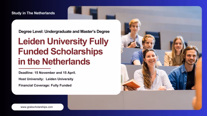 Leiden University Fully Funded Scholarships