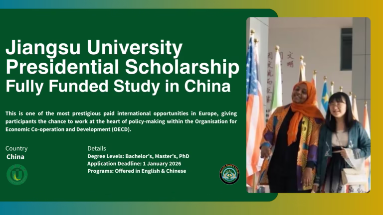 Jiangsu University Presidential Scholarship