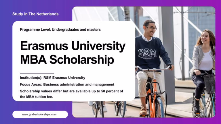 Erasmus University MBA Scholarship 2026 | Netherlands