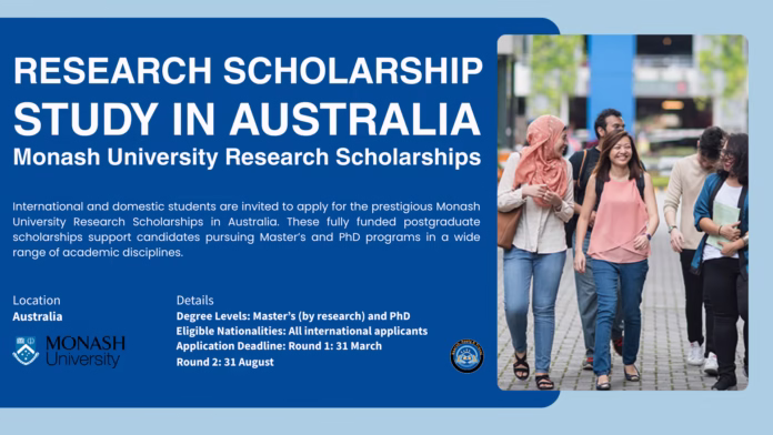 Monash University Research Scholarships