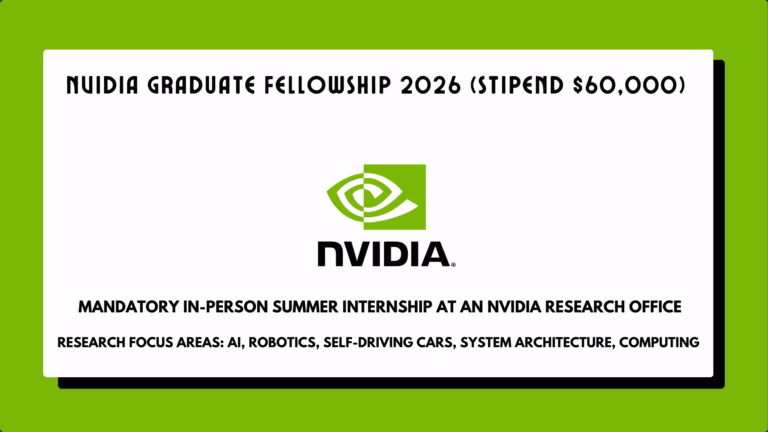 NVIDIA Graduate Fellowship