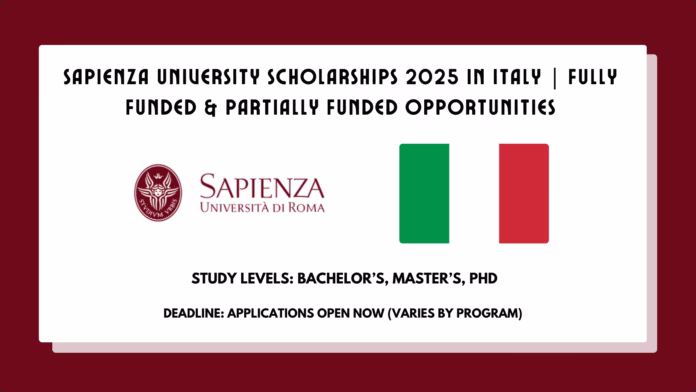 Sapienza University Scholarships