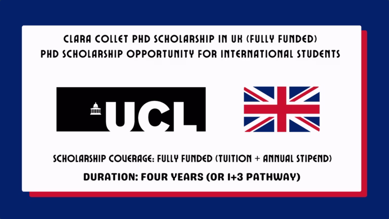 Clara Collet PhD Scholarship