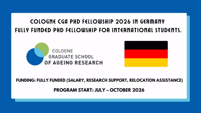 Cologne CGA PhD Fellowship