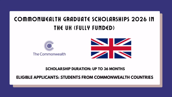 Commonwealth Graduate Scholarships