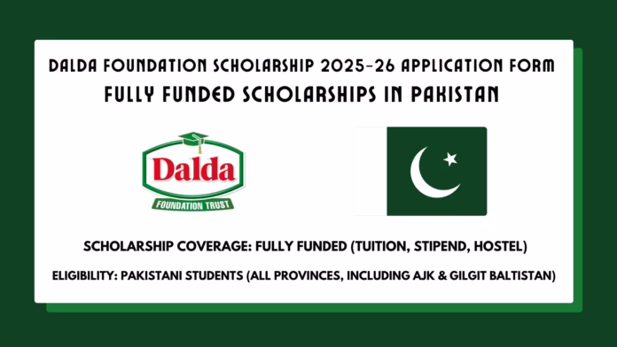 Dalda Foundation Scholarship