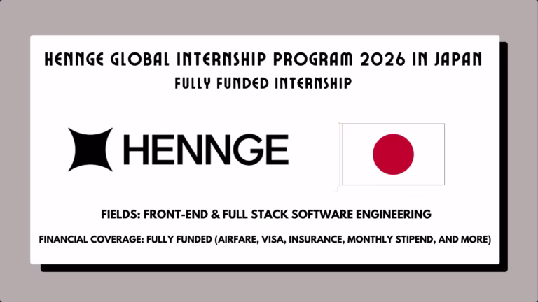 HENNGE Global Internship Program