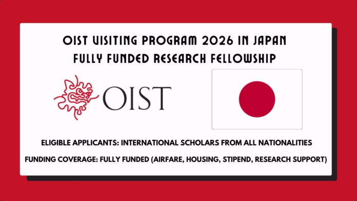OIST Visiting Program 2026 in Japan