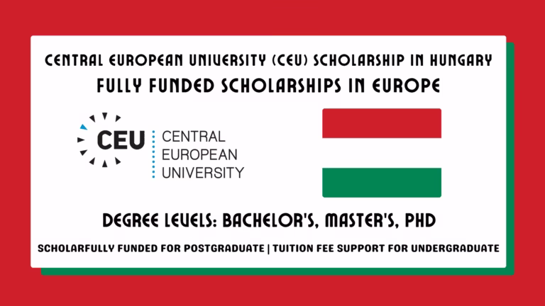 Central European University (CEU) Scholarship