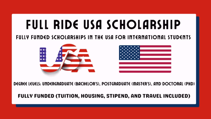 Full Ride USA Scholarship Full Ride USA Scholarship