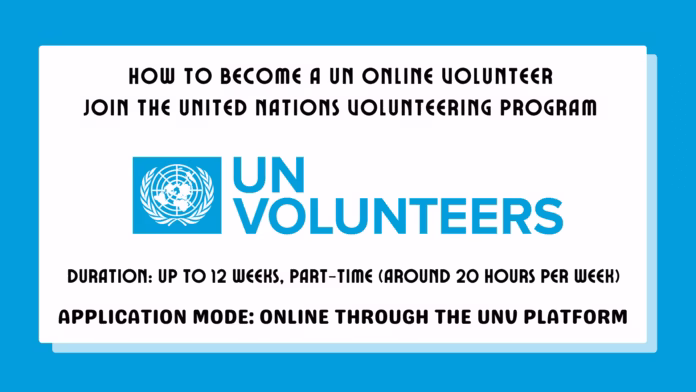How to Become a UN Online Volunteer