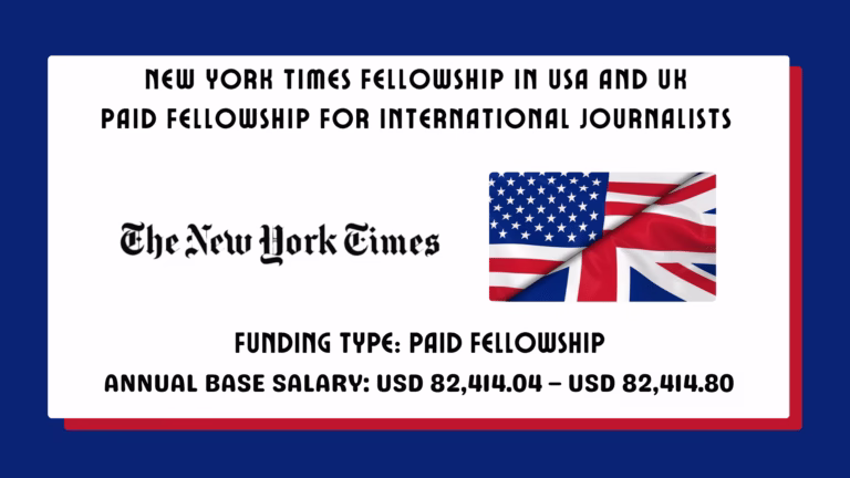 New York Times Fellowship