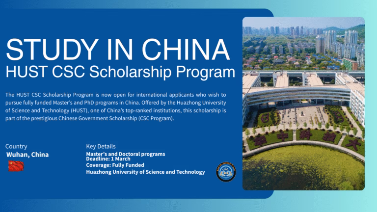 HUST CSC Scholarship Program