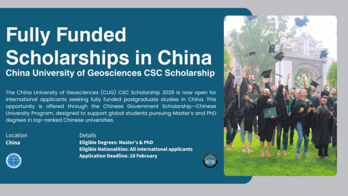 China University of Geosciences CSC Scholarship